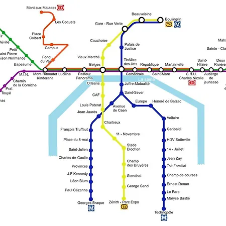 Apartmán Miroir-arrivee Autonome-animal Ok Rouen